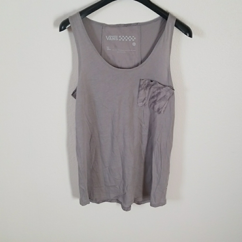 Vans xs grey tank